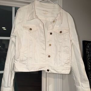 Lilly Pulitzer White Denim Jacket